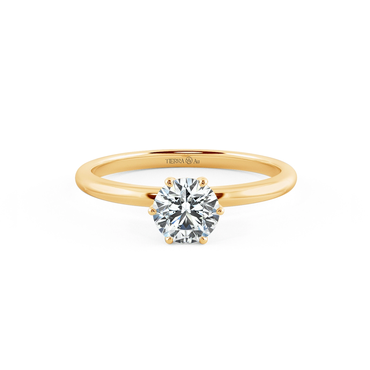 Four Prongs Solitaire Classic Engagement Ring NCH1101 1